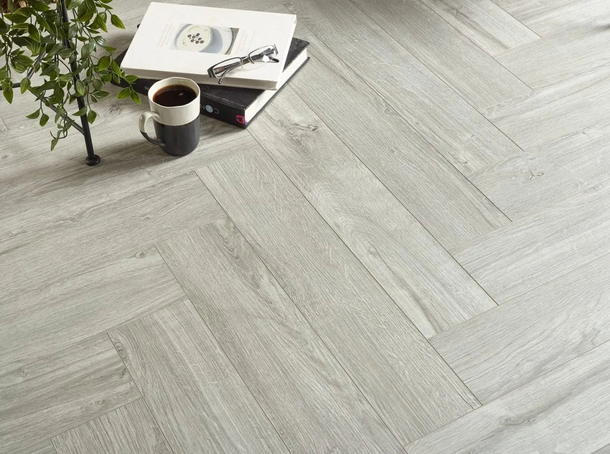 Moonstone 5.0mm Herringbone Waterproof Click Vinyl