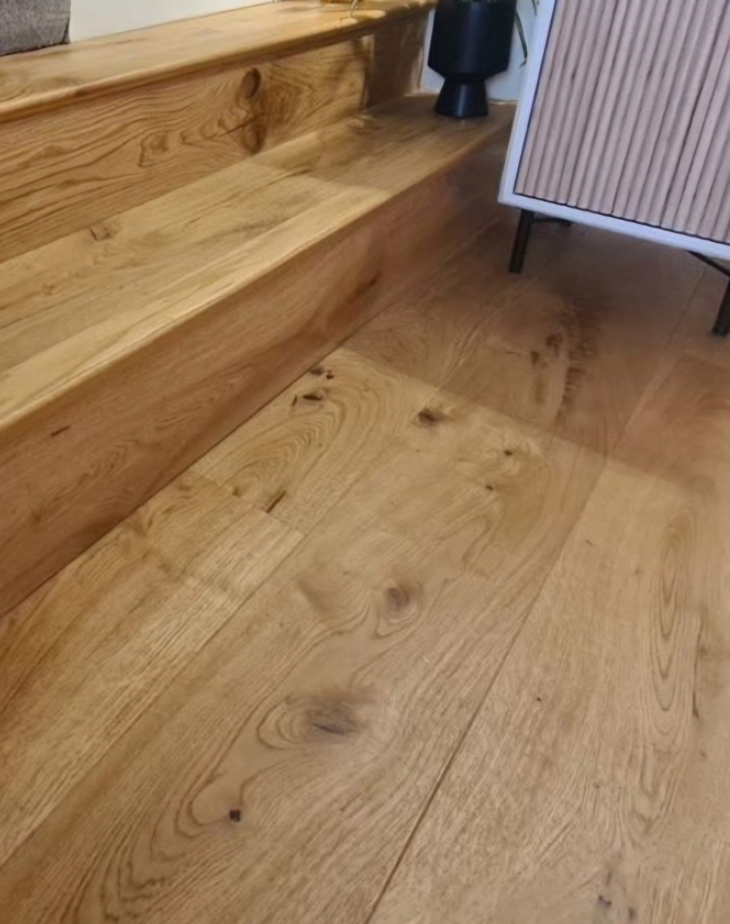 190 X 14/3mm Verona Oak Natural UV Brushed & Oiled Straight Engineered