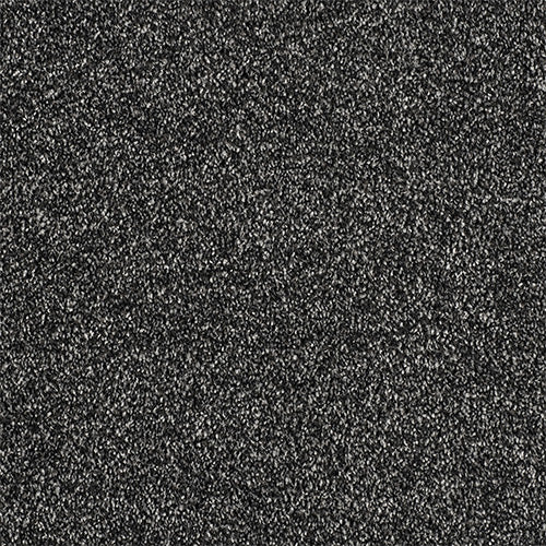 Deep pile saxony carpet in Anthracite