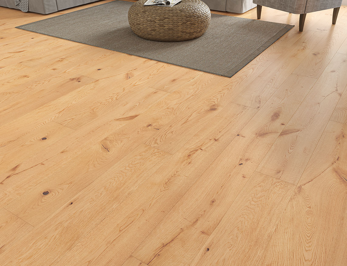 190 X 14/3mm Lucent Oak Straight Engineered