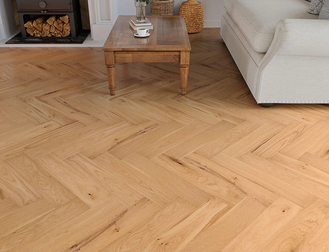 15/4 x 125mm Harbor Oak Engineered Herringbone