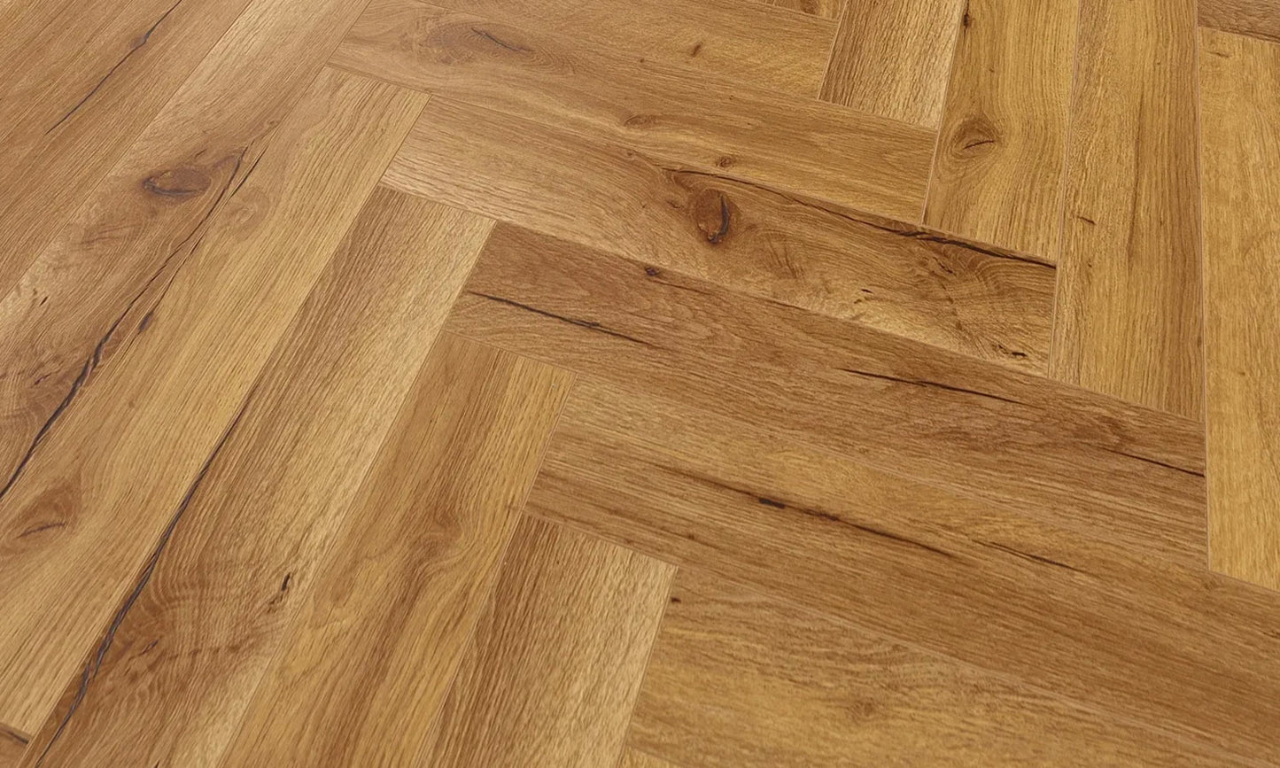 Summit Oak 12mm Herringbone Laminate