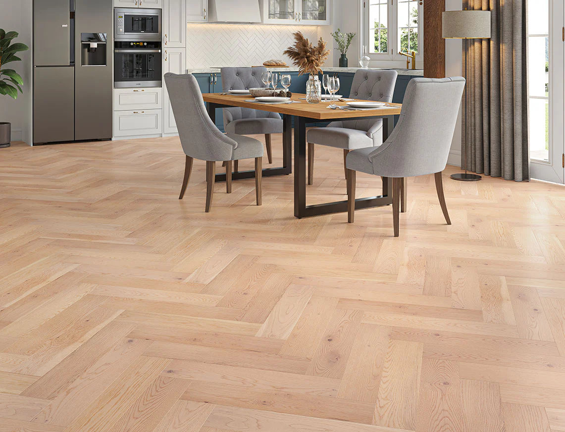 15/4 x 125mm Timber Luxe Engineered Herringbone Oak