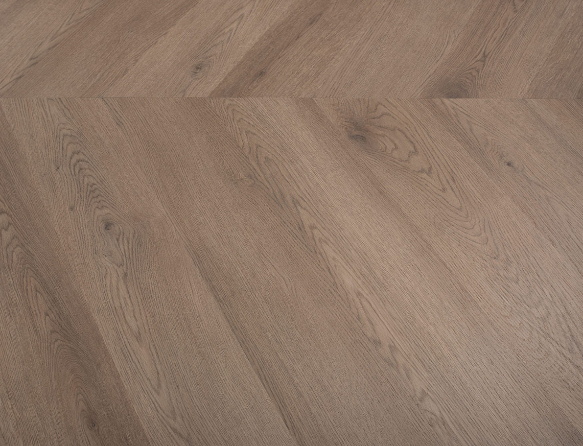Hot Cocoa 3mm Chevron Glue Down LVT