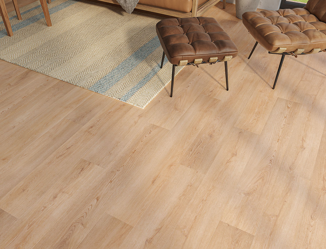 Willow Mist Oak 5mm Unilin Straight Waterproof Click Vinyl