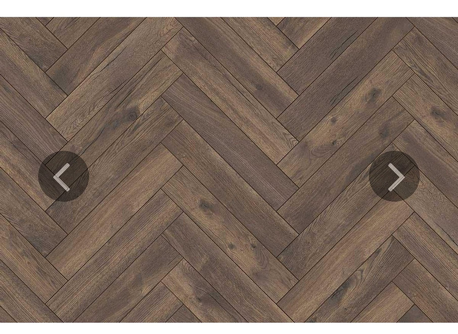 Truffle Oak 8mm Herringbone Laminate