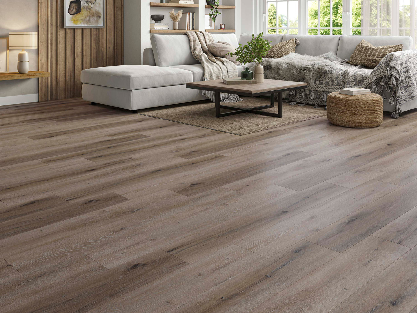 Hampton Oak 6.5mm Straight Waterproof Click Vinyl