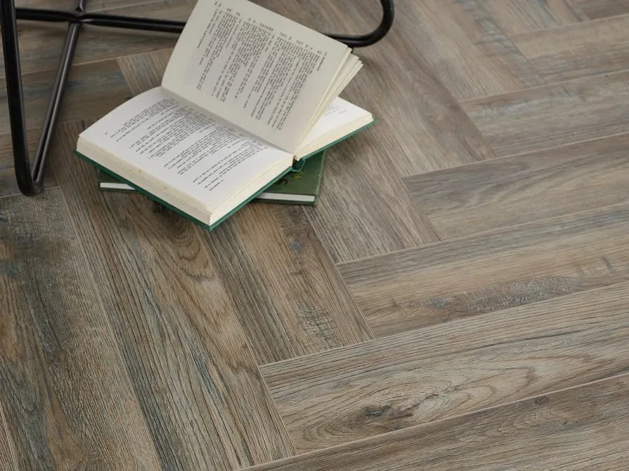 Tawny Oak 5.0mm Herringbone Waterproof Click Vinyl