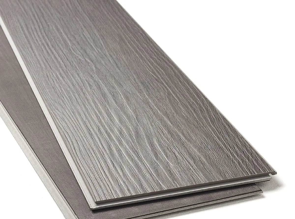 Smoked Charcoal 5.0mm Herringbone Waterproof Click Vinyl