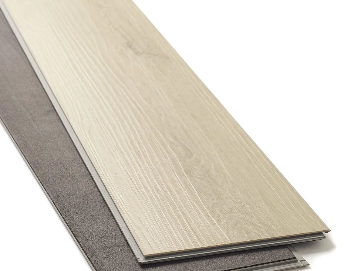 Ivory Ash 5.0mm Herringbone Waterproof Click Vinyl