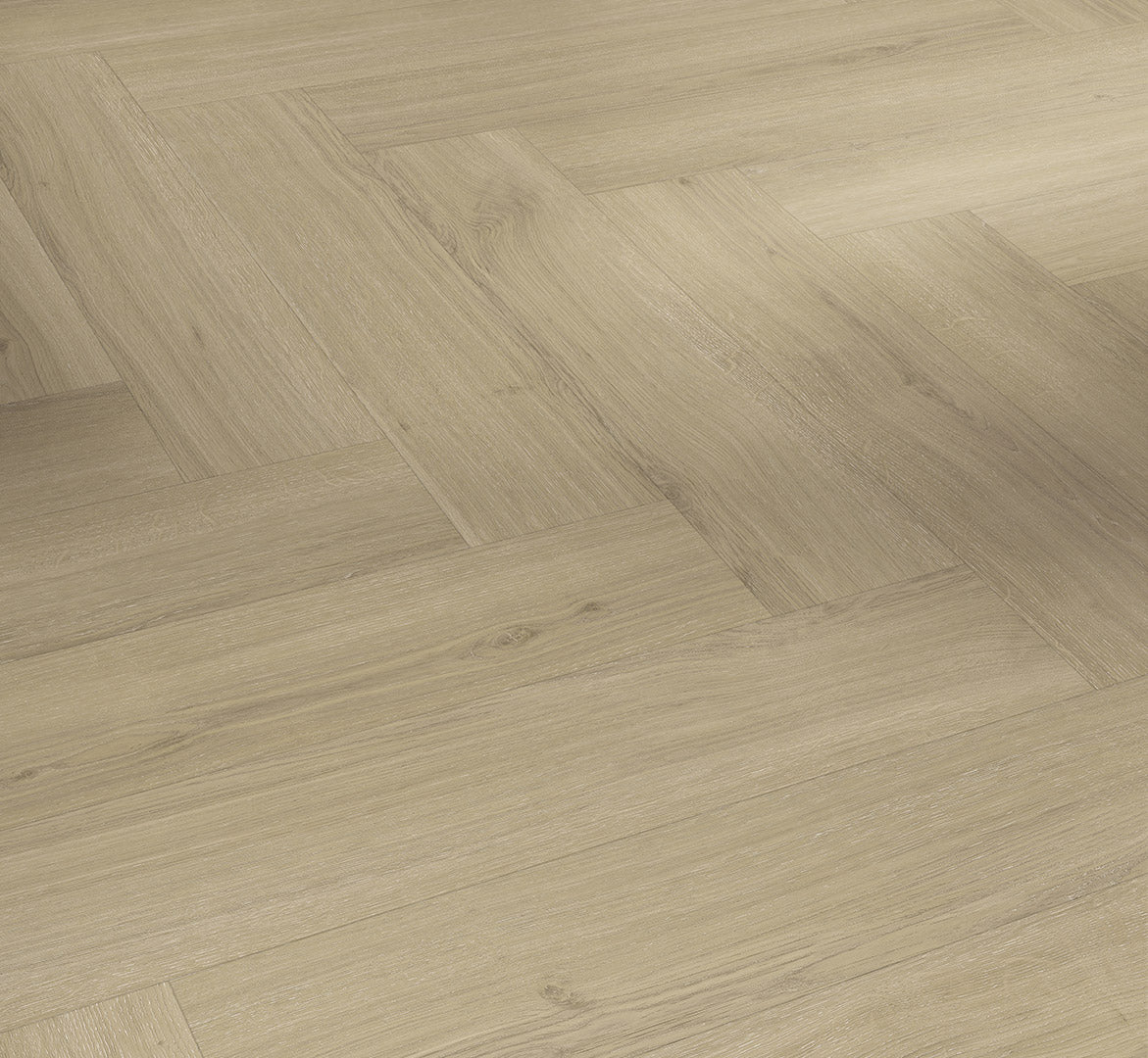 Parador Oxford Oak Regent Beige 5.0mm Herringbone Waterproof Click Vinyl