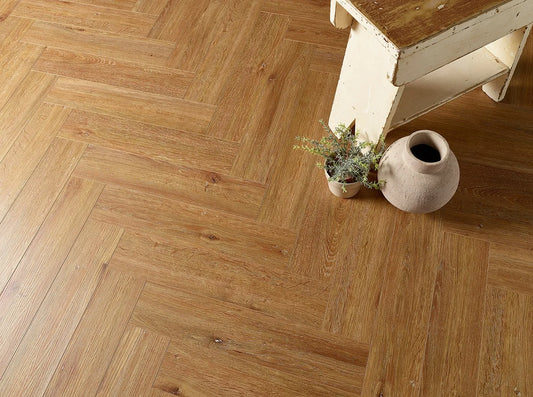 Antique Bronze 5.0mm Herringbone Waterproof Click Vinyl