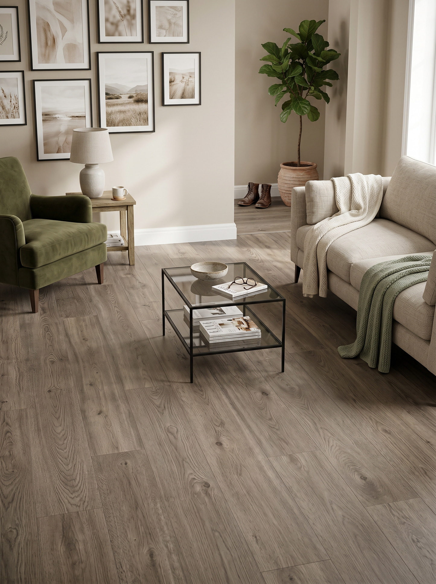 Dove Premium 12mm Straight Laminate