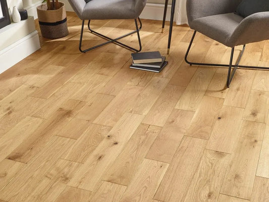 Natural Brushed & Oiled 14/3 x 125mm Loire Blonde Straight Engineered