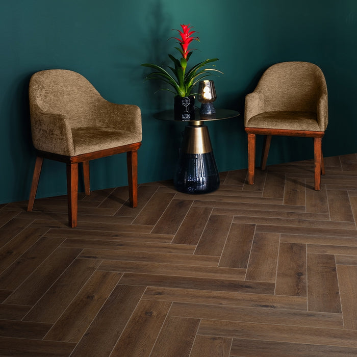 Lamett Yukon Herringbone Flooring ( LVT )