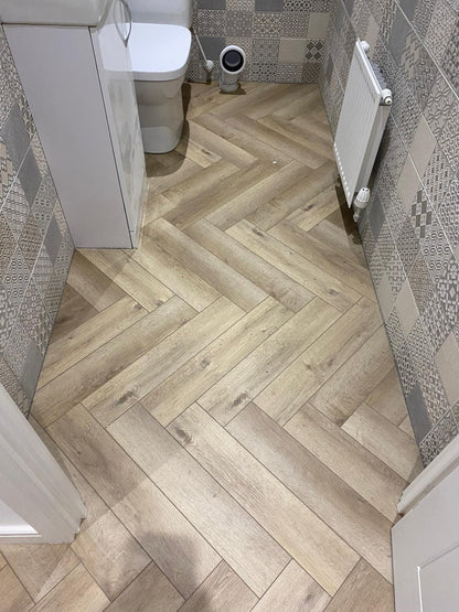 Dune Oak 5.0mm Herringbone Waterproof Click Vinyl