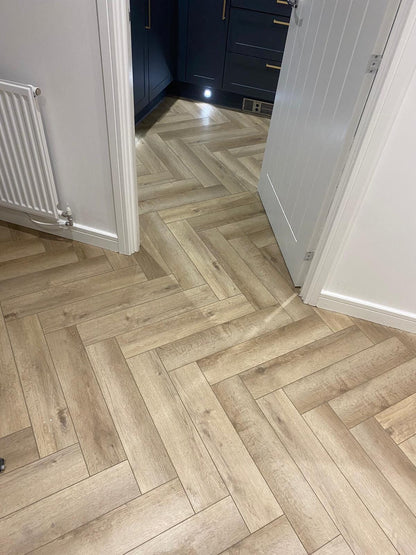 Dune Oak 5.0mm Herringbone Waterproof Click Vinyl