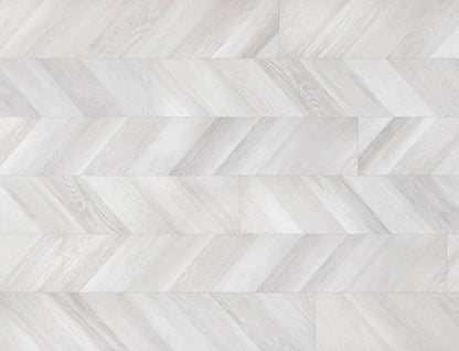 White Oak 8mm Chevron Straight Laminate