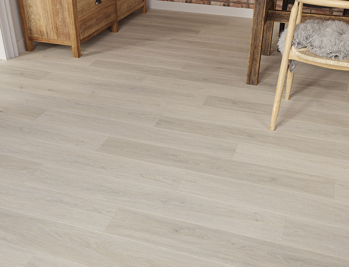 Sunbleached Oak 6.5mm Unilin Straight Waterproof Click Vinyl