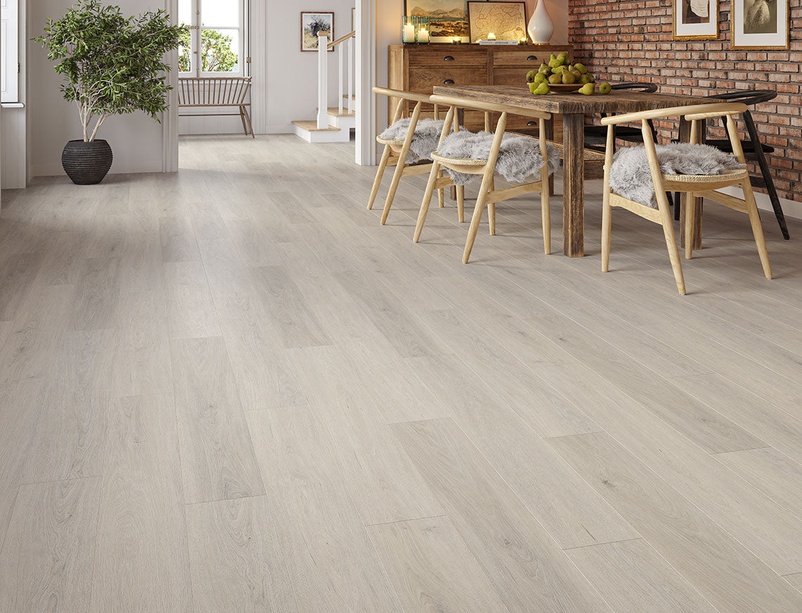 Sunbleached Oak 6.5mm Unilin Straight Waterproof Click Vinyl