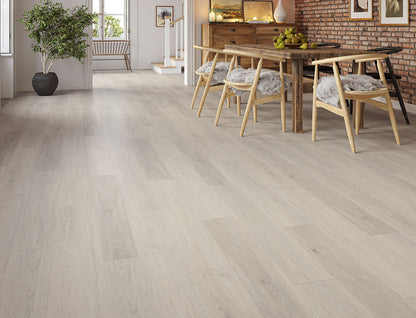 Sunbleached Oak 6.5mm Unilin Straight Waterproof Click Vinyl