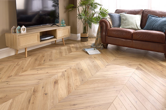 Bastille Chevron 15/4 90 x 600 Invisible Oiled Engineered