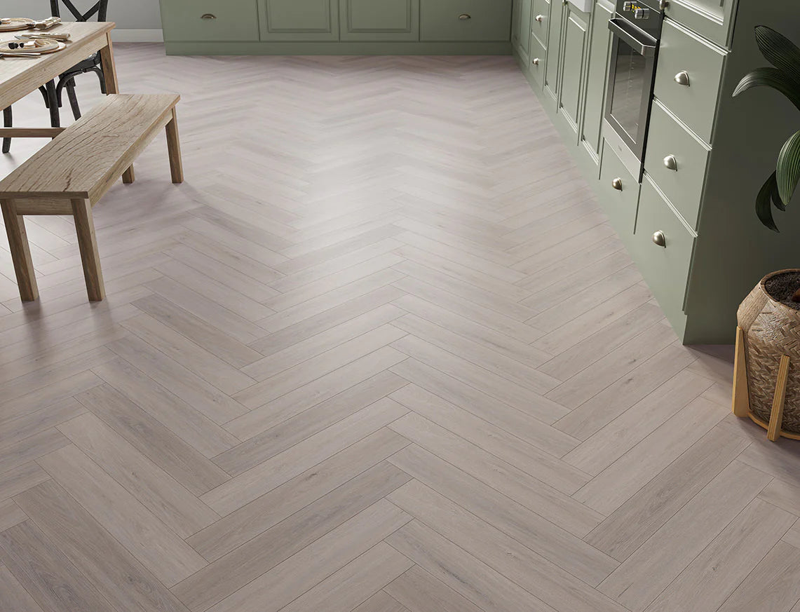 Bellagio Herringbone 5.5mm Herringbone Waterproof Click Vinyl