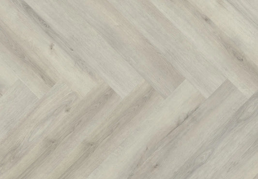 Douro Dusty Grey Herringbone Waterproof Click Vinyl