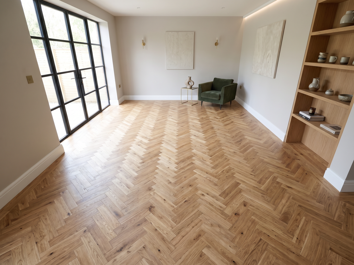 Grande Oak Herringbone Engineered Wood
