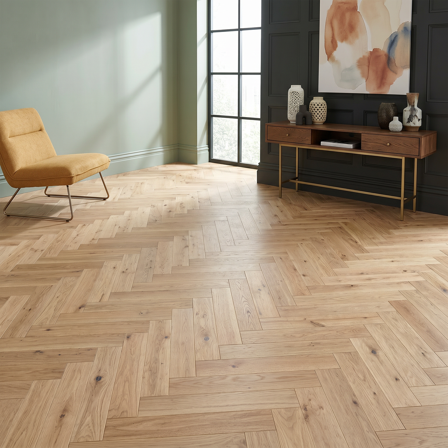 Alpine Herringbone Engineered Wood