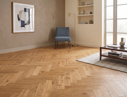 Verona Golden Oak Herringbone Engineered Wood