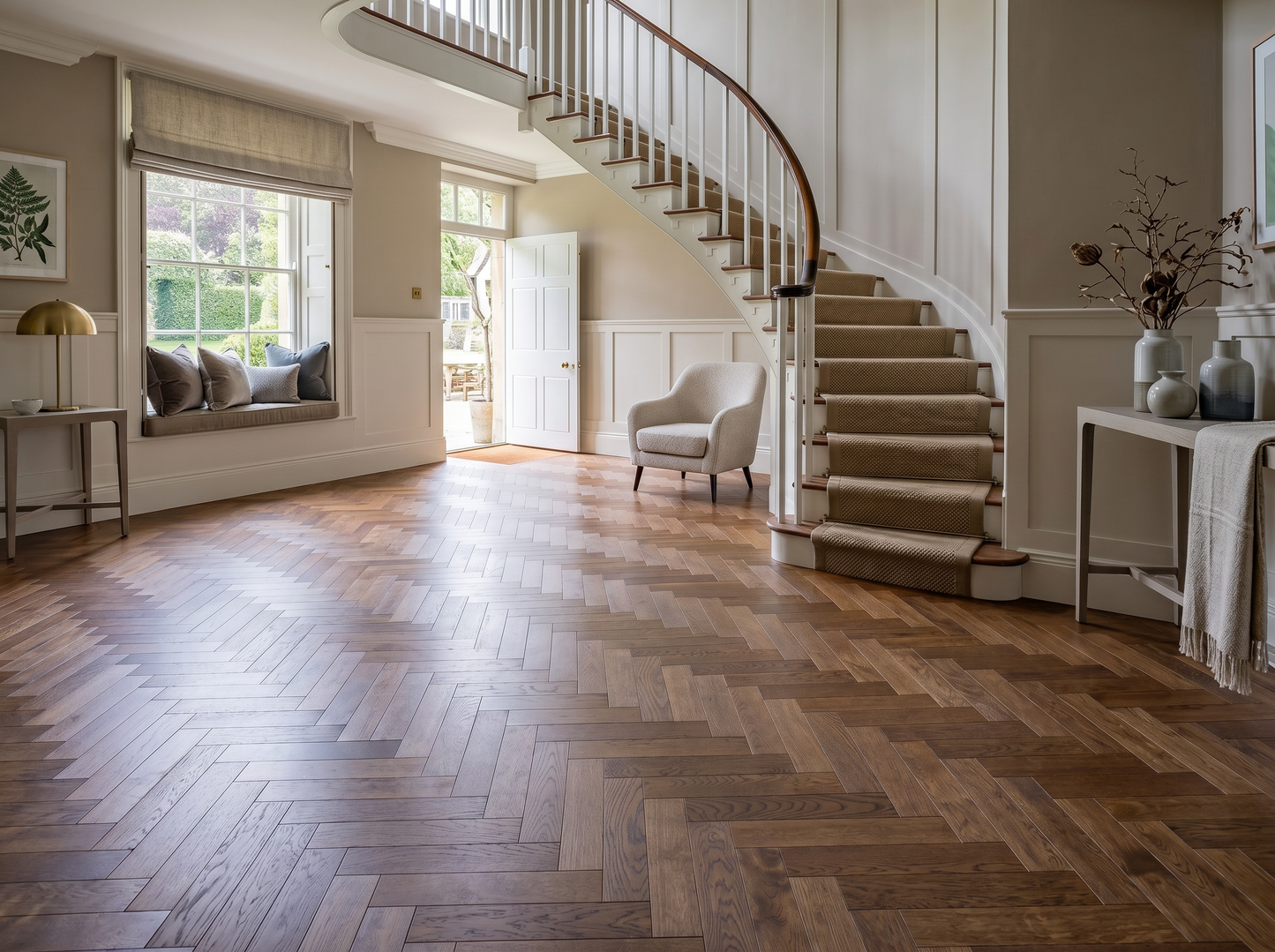 Bella Oak Herringbone Engineered Wood