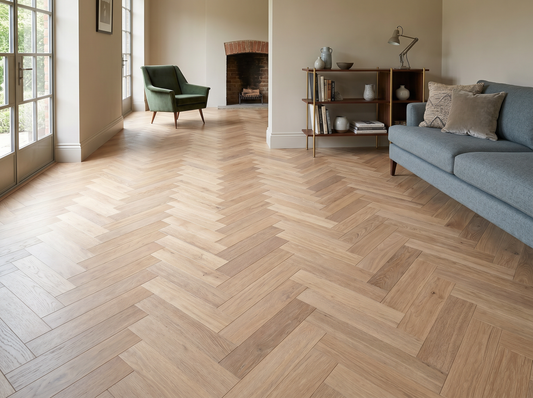 Nordic Oak Herringbone Engineered Wood