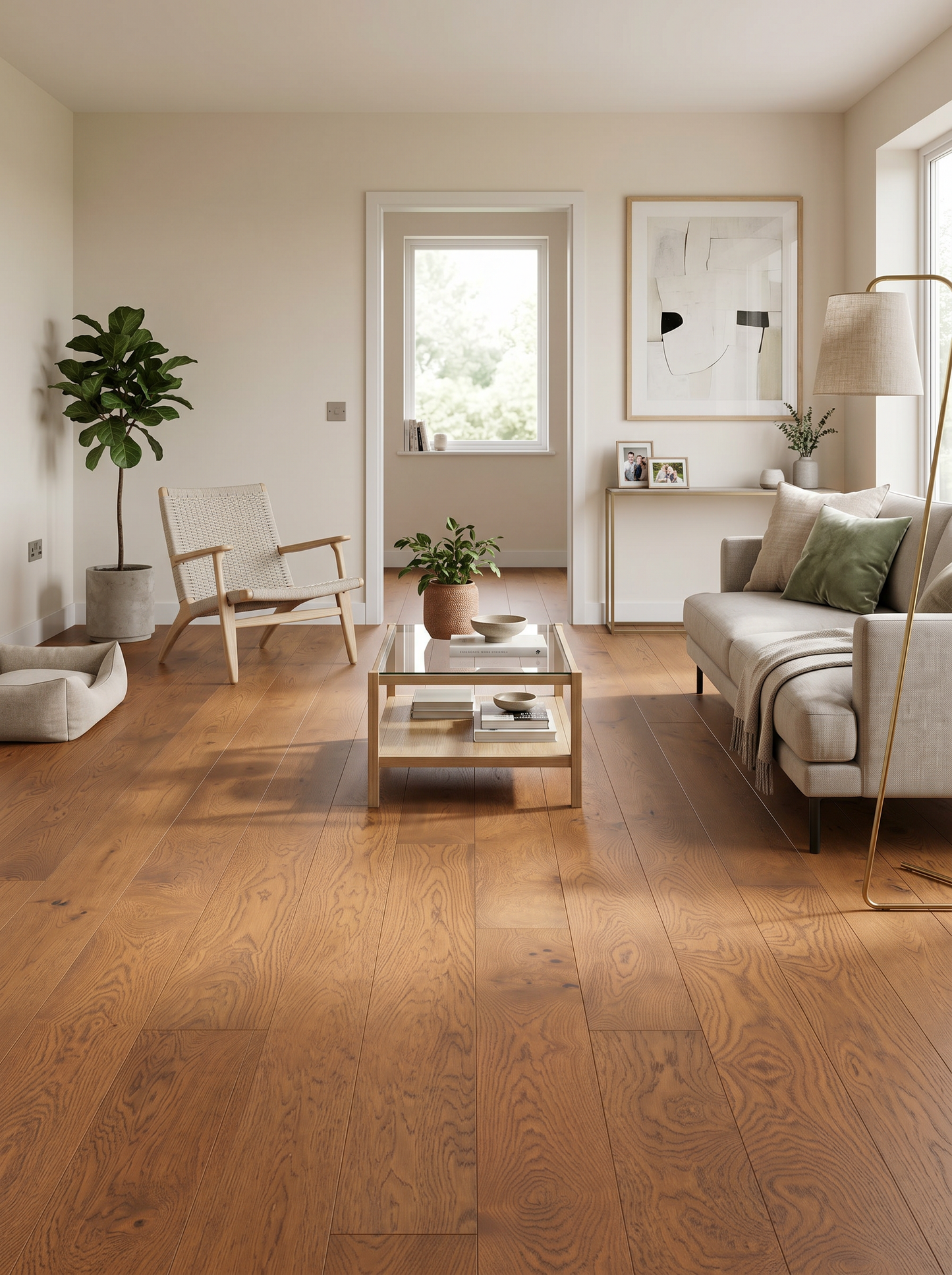 Assisi Oak Straight Engineered 14/3mm 150mm