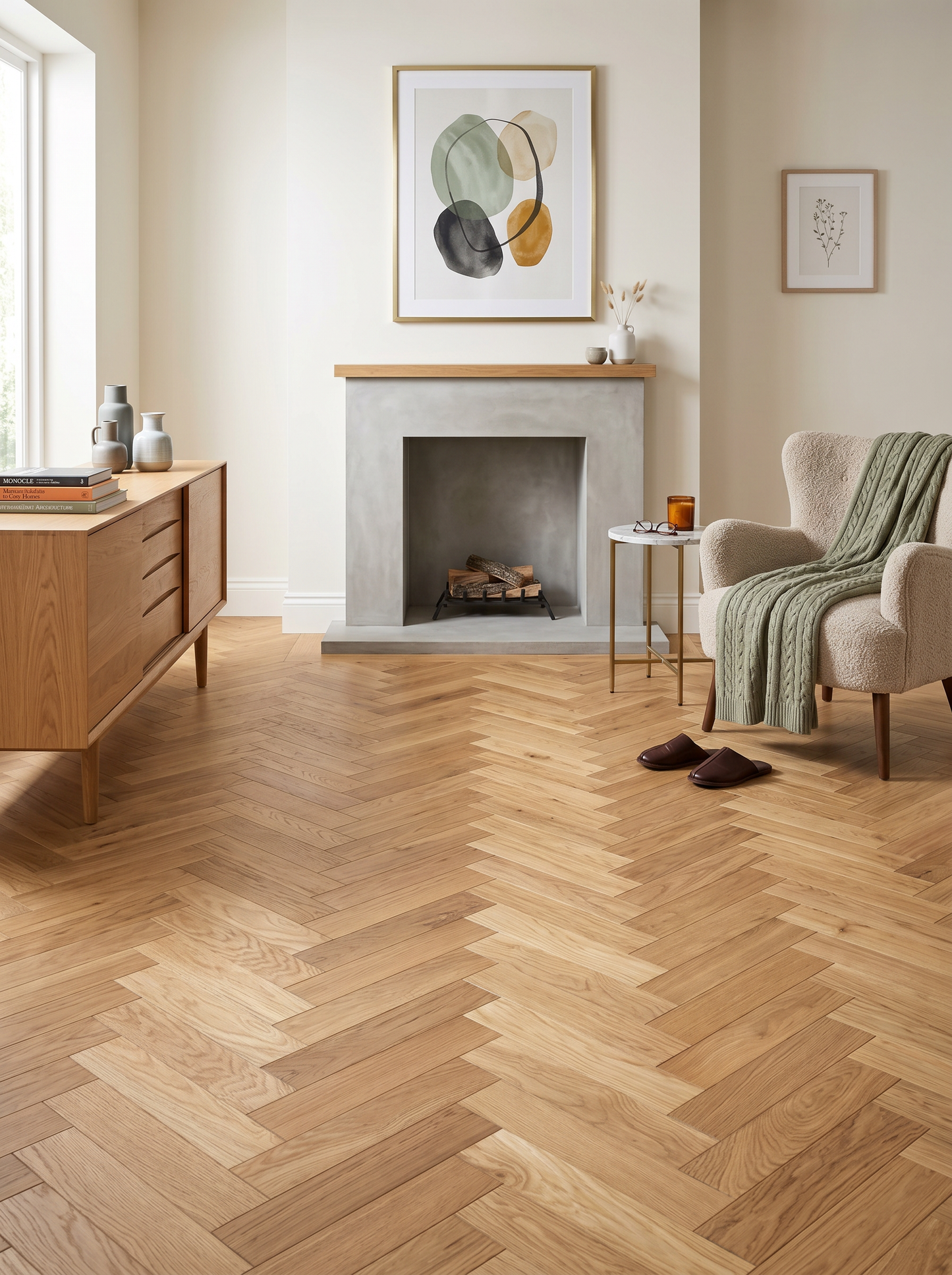 Cluny Herringbone 20/6 Engineered Oak