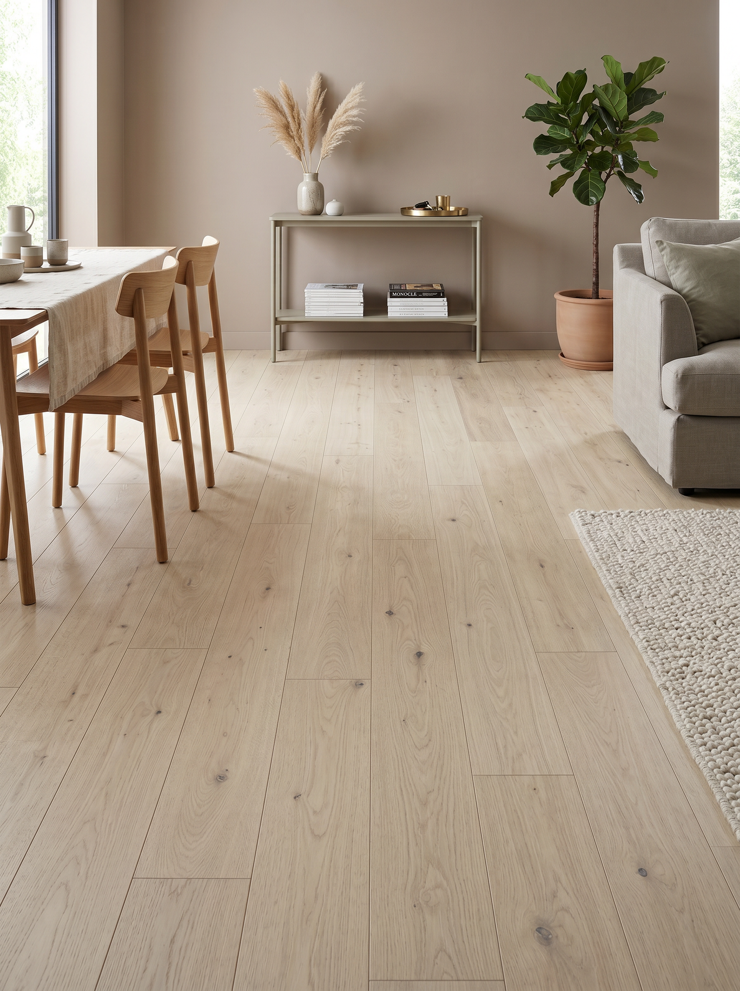 Wheat Premium 12mm Straight Laminate