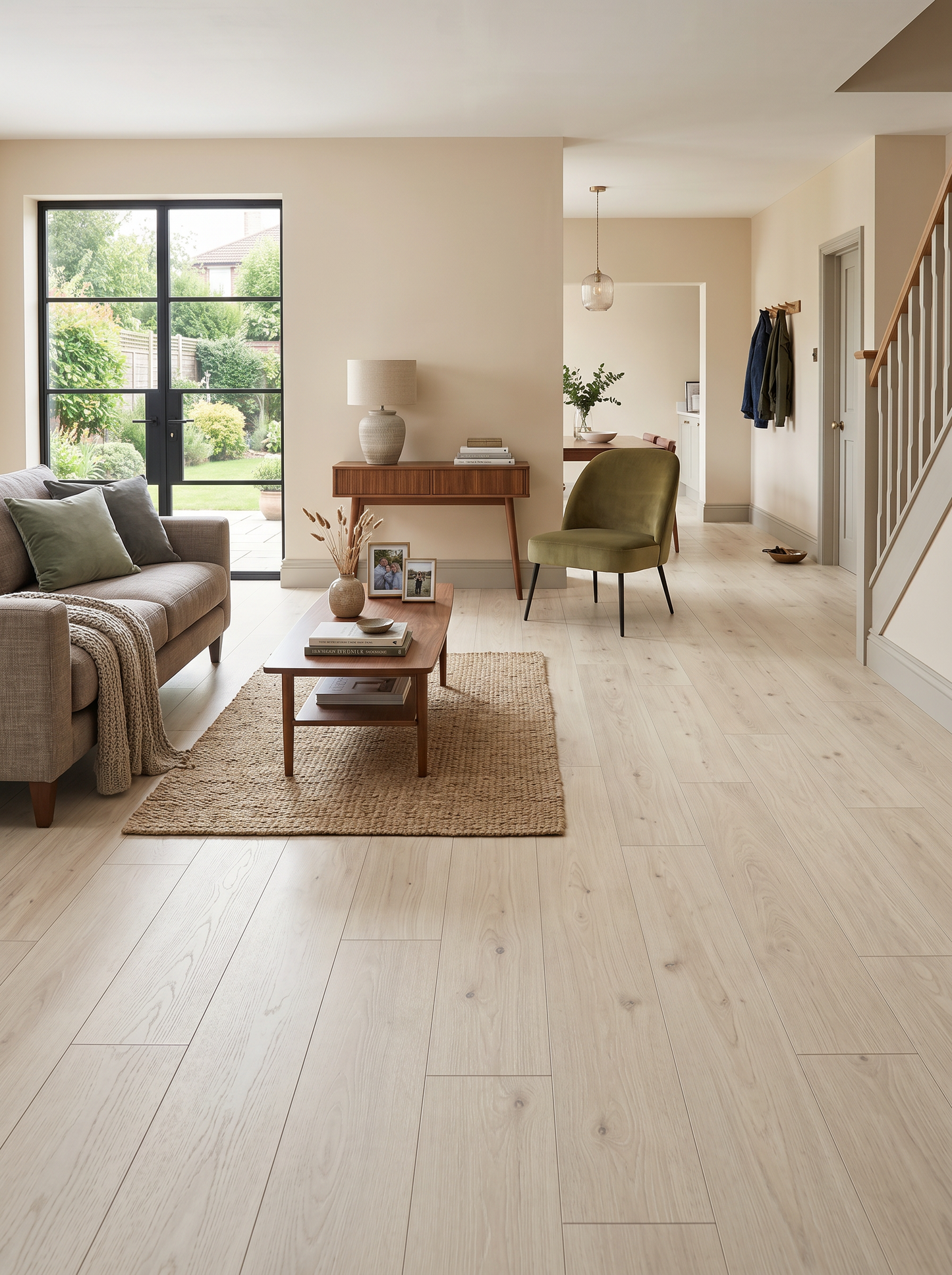 Coastal Oak 8mm Straight Plank Laminate
