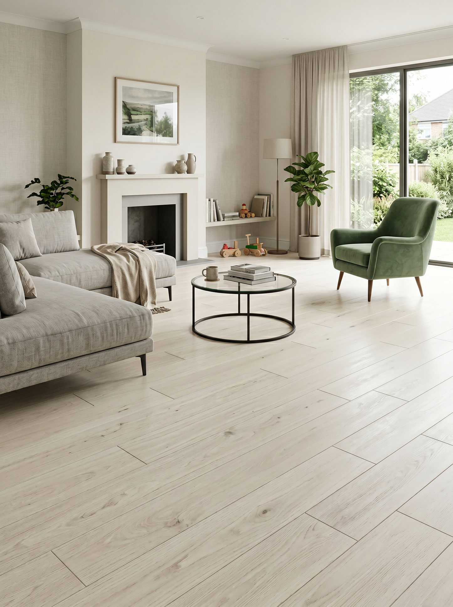 Coastal Oak 8mm Straight Plank Laminate