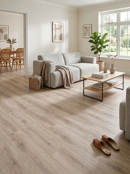 Weathered Oak 8mm Straight Plank Laminate