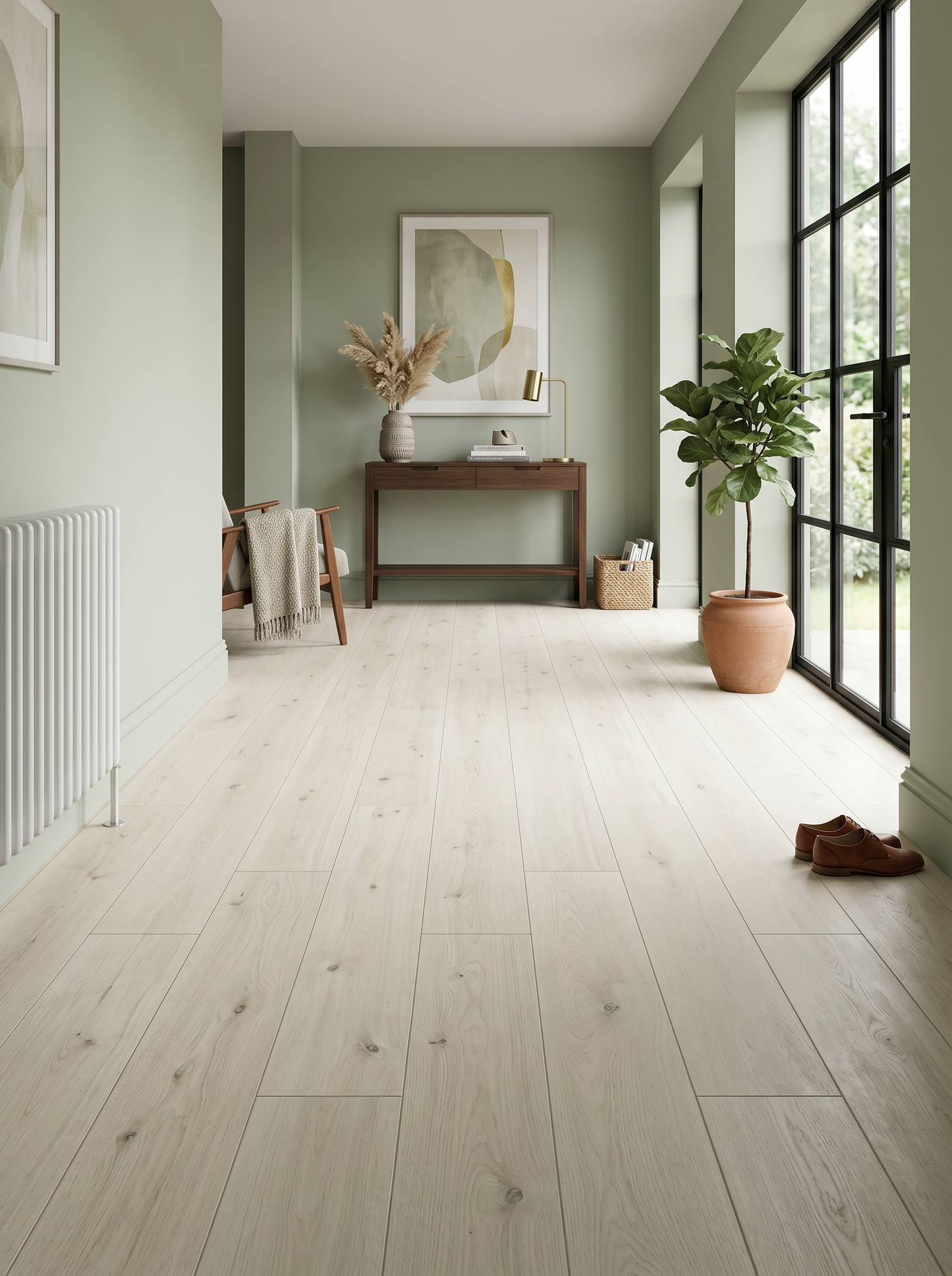 Coastal Oak 8mm Straight Plank Laminate