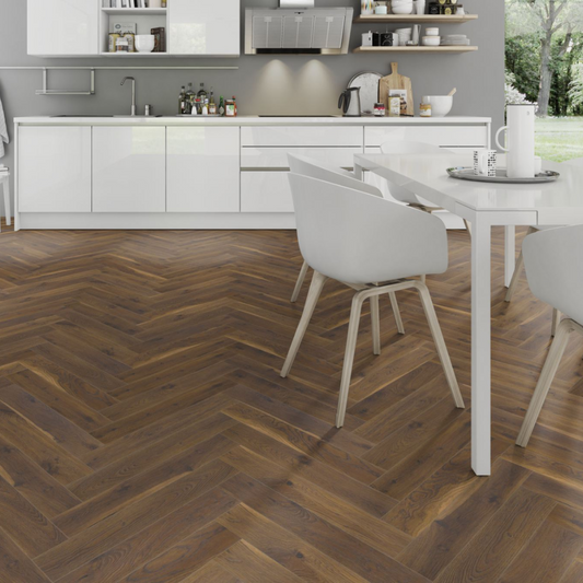 Cambridge Oak 12mm Herringbone Laminate