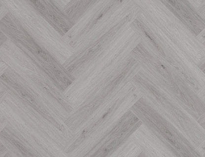 Silvermist Oak 6.5mm Unilin Herringbone Waterproof Click Vinyl