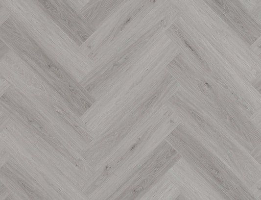 Silvermist Oak 6.5mm Unilin Herringbone Waterproof Click Vinyl