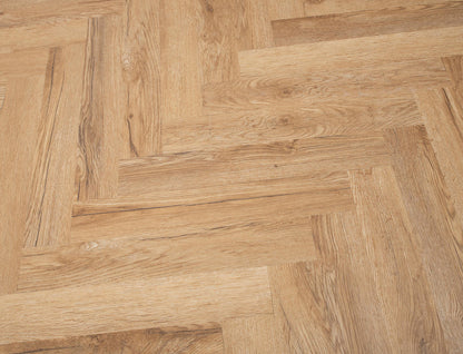 Sunny Side Up 2.5mm Herringbone Glue Down LVT