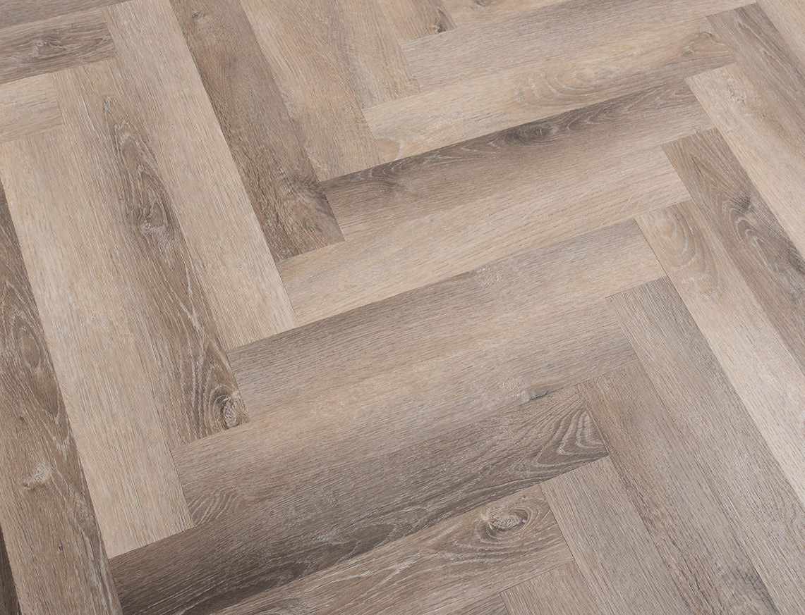 Overnight Oats 2.5mm Herringbone Glue Down LVT