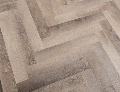 Overnight Oats 2.5mm Herringbone Glue Down LVT