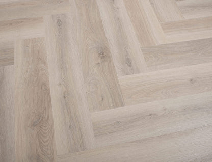 Winter Glow 3mm Herringbone Glue Down LVT