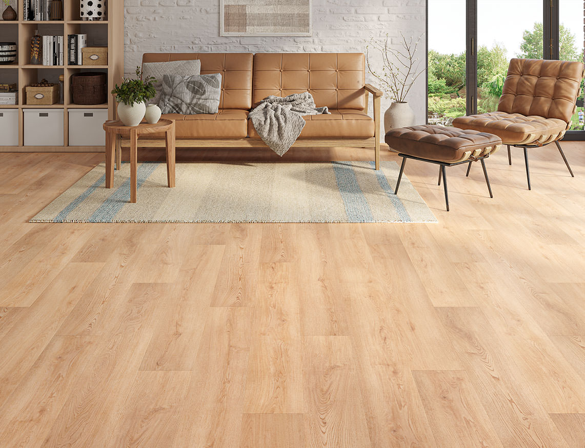 Willow Mist Oak 5mm Unilin Straight Waterproof Click Vinyl