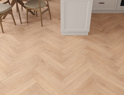 Regent Oak 5mm Unilin Herringbone Waterproof Click Vinyl