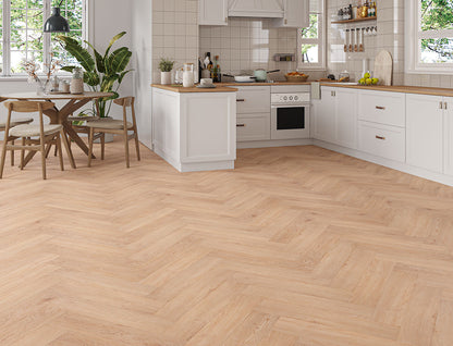 Regent Oak 5mm Unilin Herringbone Waterproof Click Vinyl